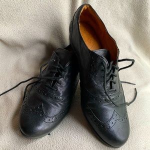 Clarks indigo Charlie brogue Oxford shoe